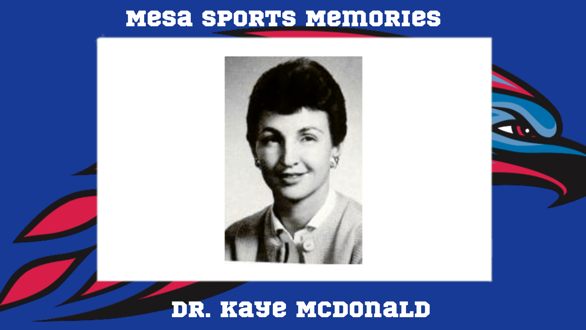 Dr. Kaye McDonald: A Trailblazer in Women's Collegiate Athletics