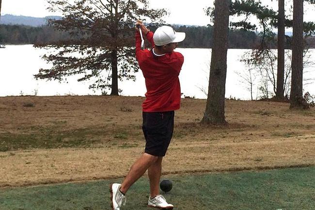 Brandon Carlson is one of the Mesa players tied for second with 71s