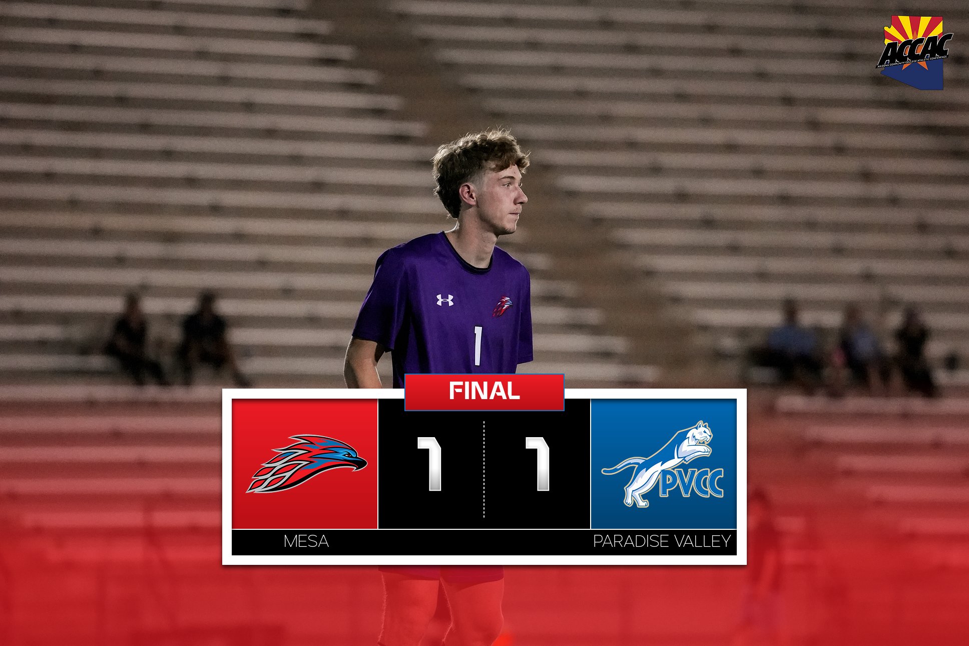 Men's Soccer ties with Paradise Valley to open conference play