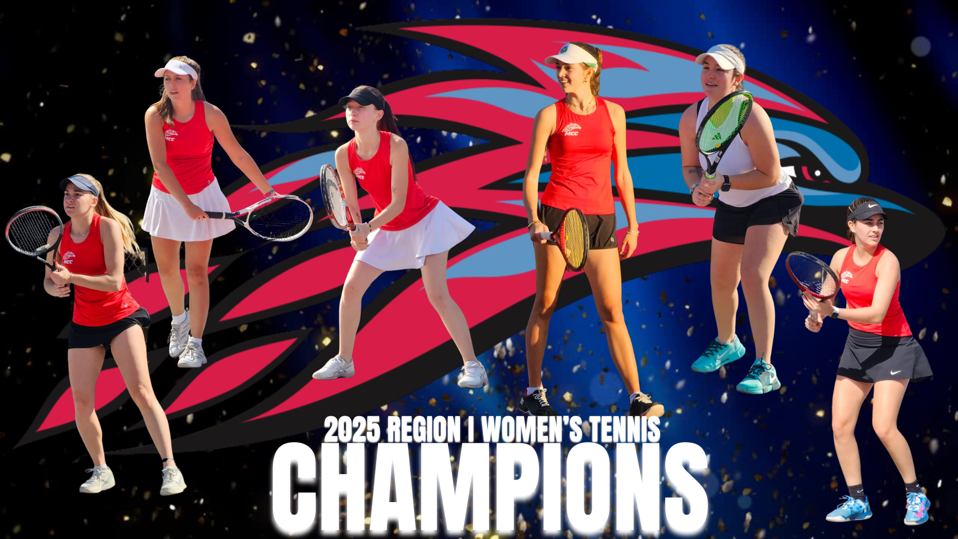 Women's Tennis wins second consecutive Region title after taking down Glendale