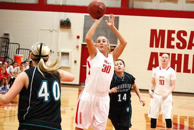 Taylor Reed equalled her season high with 15 points (Photo by Jacob Dewald)