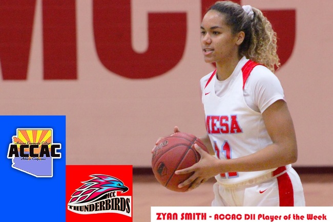 Zyan Smith Earns ACCAC DII Player of the Week Honors