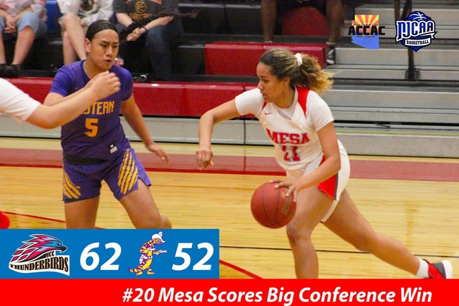 #20 Mesa Scores 62-52 Win vs Eastern Arizona