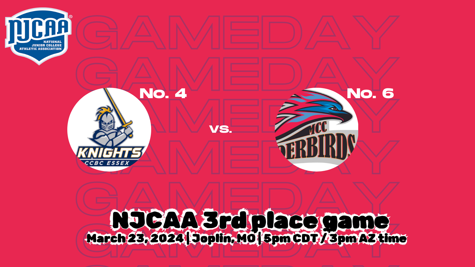 No. 6 Women's Basketball looks to take home third place in the NJCAA DII National Championship on Saturday