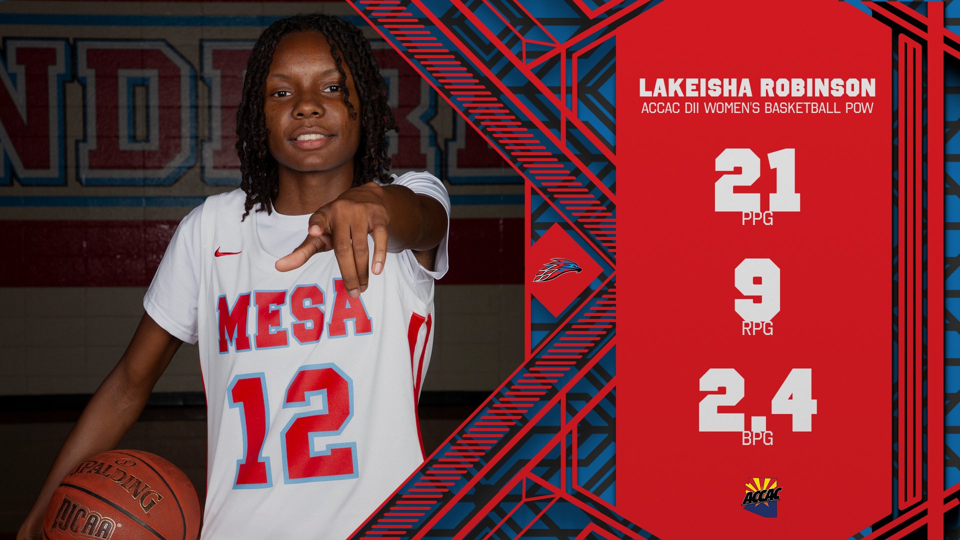 ROBINSON EARNS ACCAC DII WOMEN&rsquo;S BASKETBALL PLAYER OF THE WEEK
