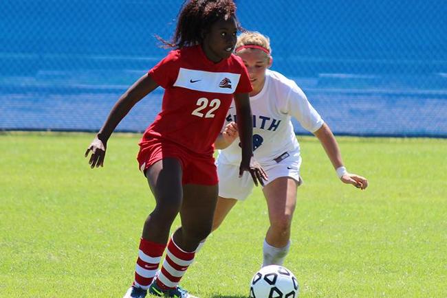 Monique Moore scored the game-winner in overtime (Photo by Aaron Webster)