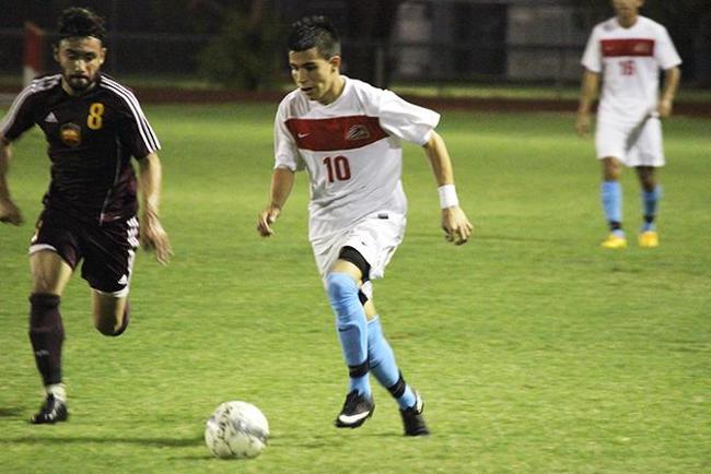 Men's Soccer rally late, fall short to Arizona Western