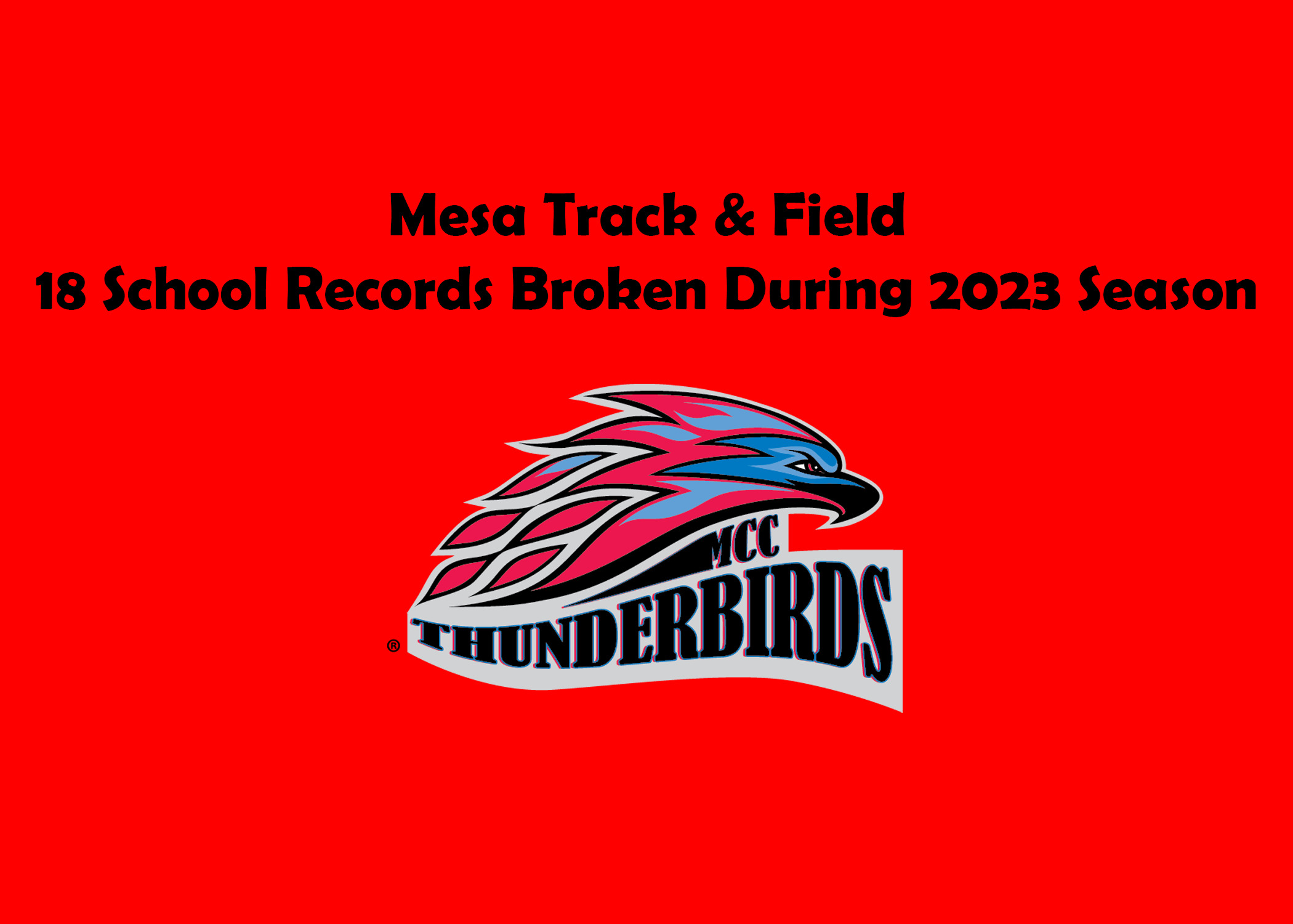 Mesa Track & Field Breaks 18 School Records During 2023 Season