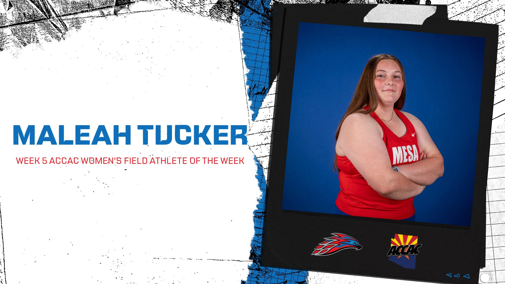A photo of Maleah Tucker with the caption 