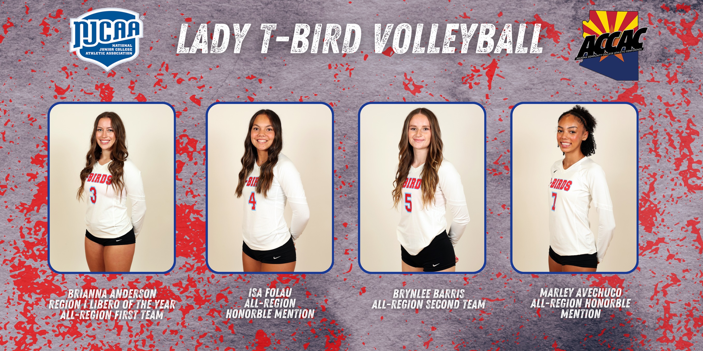 Anderson, Folau, Barris, and Avechuco all collect Postseason awards