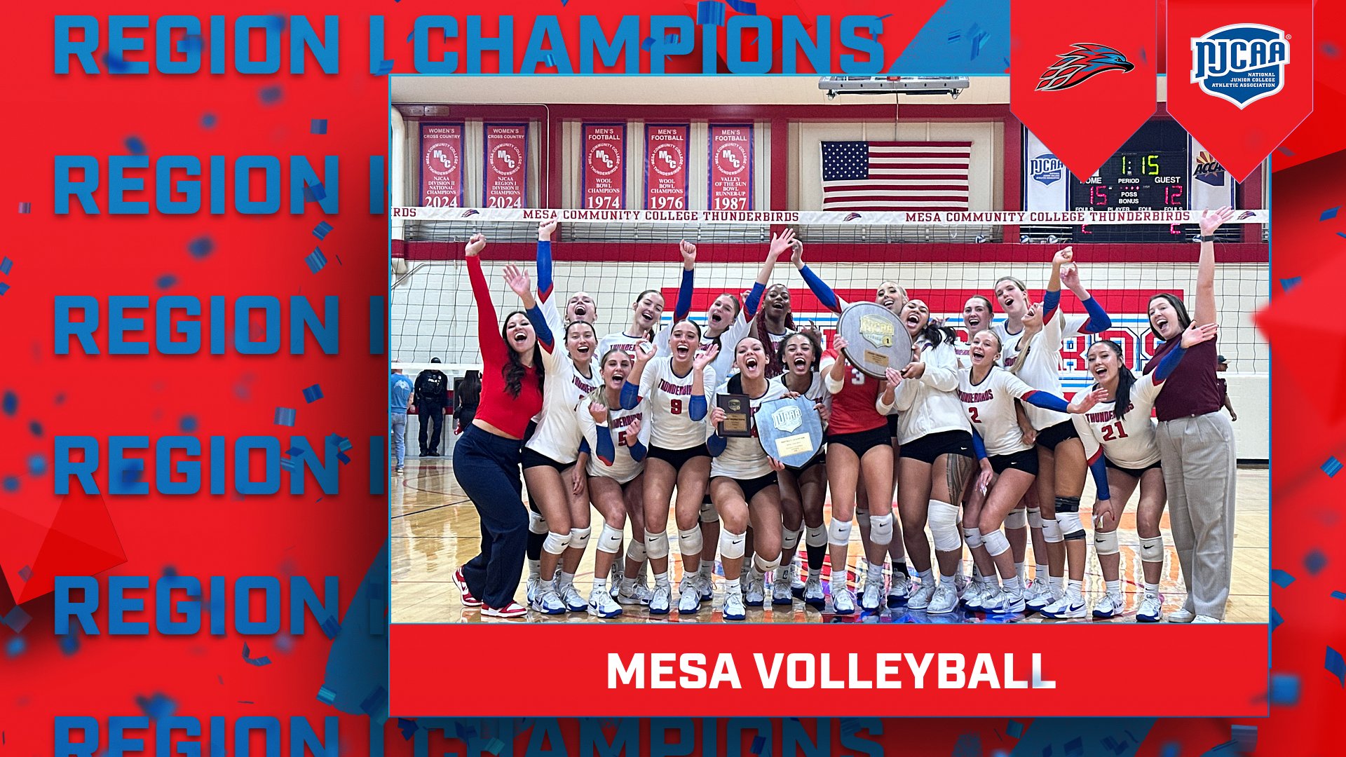 MESA VOLLEYBALL CAPTURES SECOND STRAIGHT NJCAA REGION I DII CHAMPIONSHIP