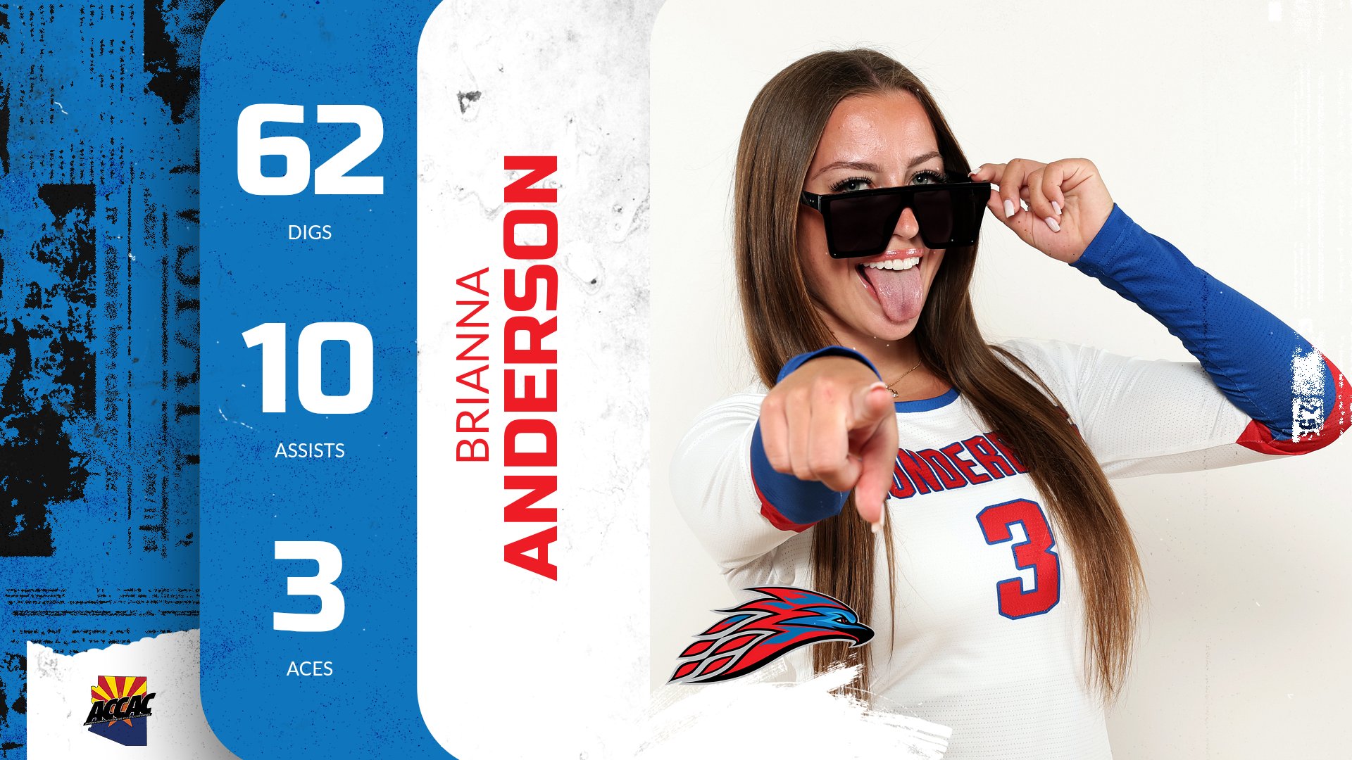 ANDERSON EARNS FOURTH ACCAC DEFENSIVE PLAYER OF THE WEEK HONOR