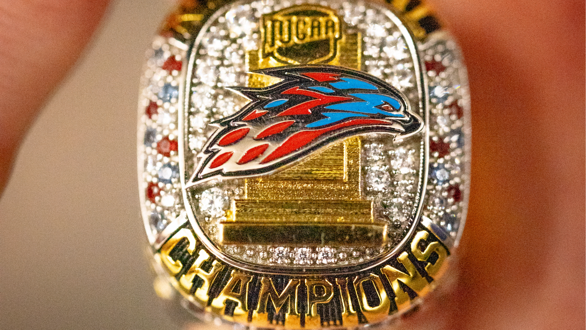 Women's Cross Country shines after receiving their National Championship rings
