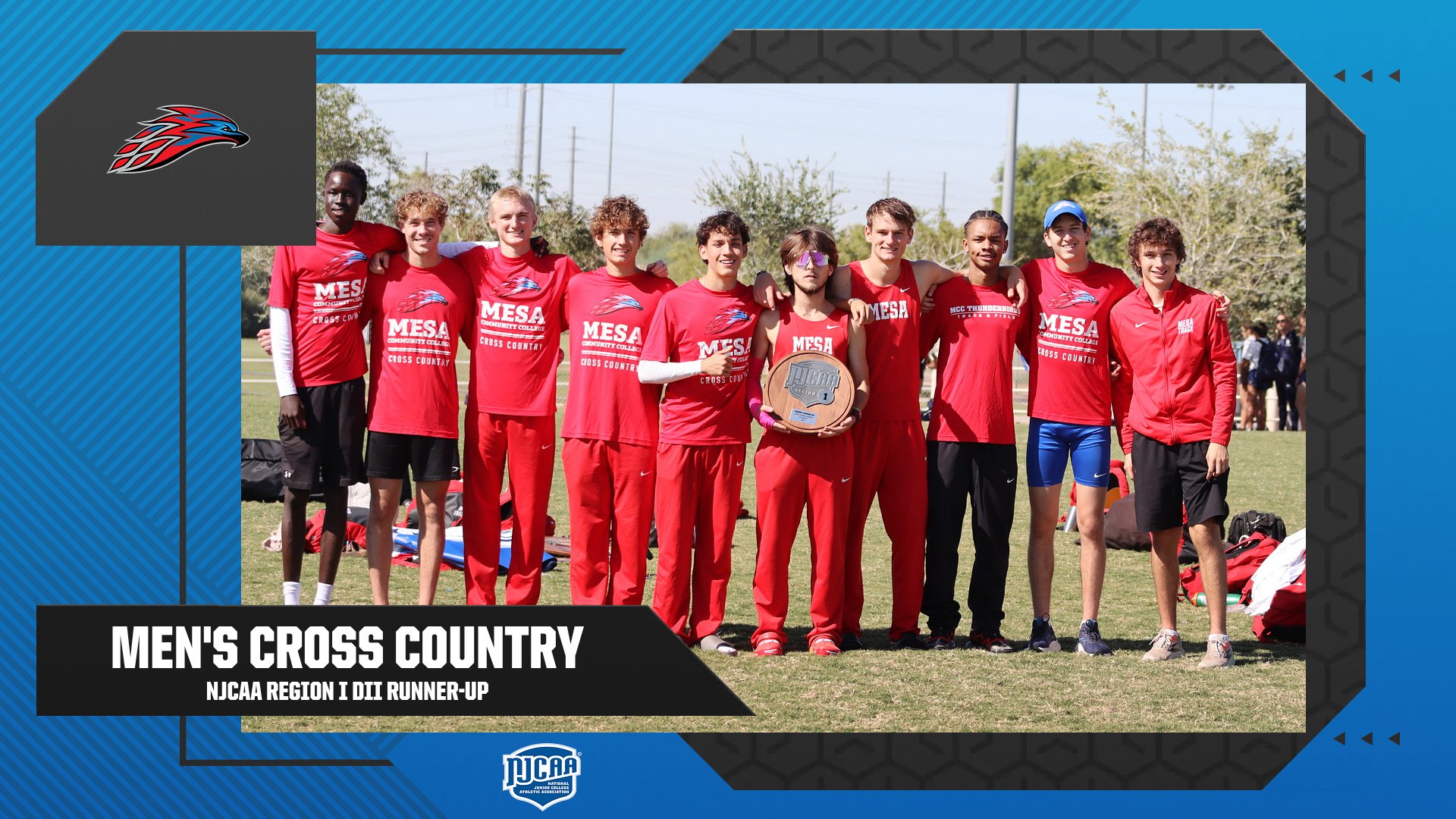 NO. 6 MESA MEN&rsquo;S CROSS COUNTRY FINISHES REGION I RUNNER-UP