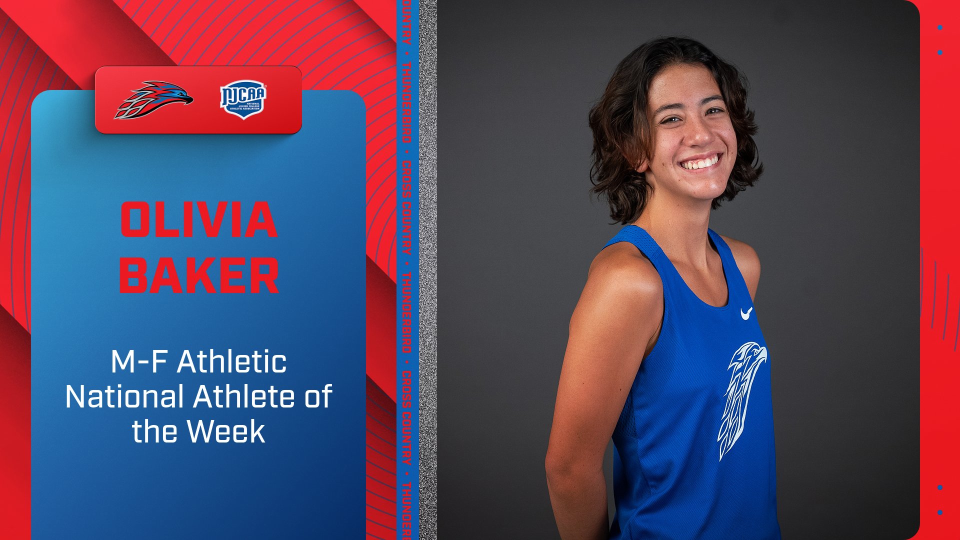 Olivia Baker wins M-F Athletic National Athlete of the Week