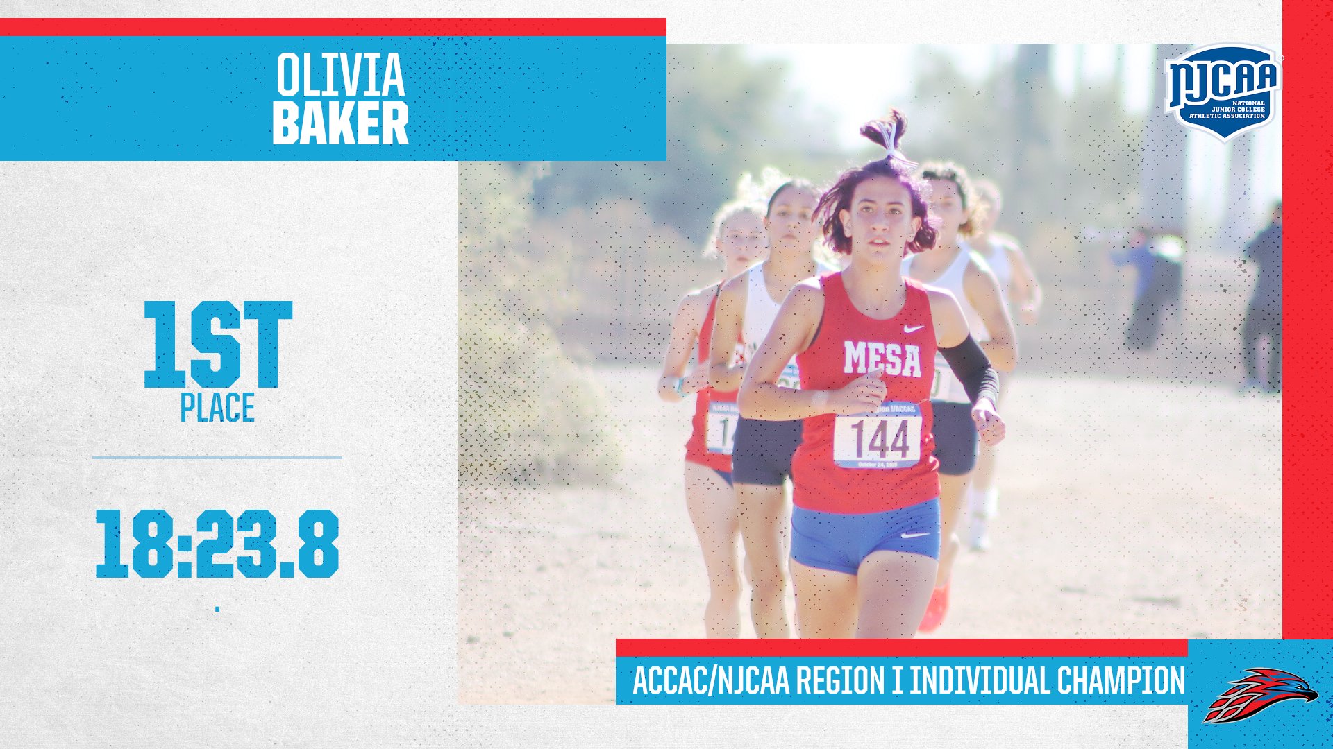 BAKER CLAIMS ACCAC AND REGION I INDIVIDUAL CHAMPIONSHIPS